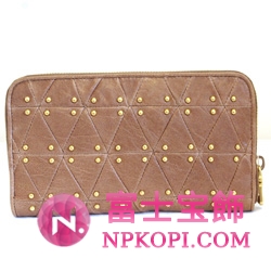 ミュウミュウ MIU MIU 長財布 サイフ 財布 さいふ ライトブラウン 5M0506-PATCHROMBI-CORDA